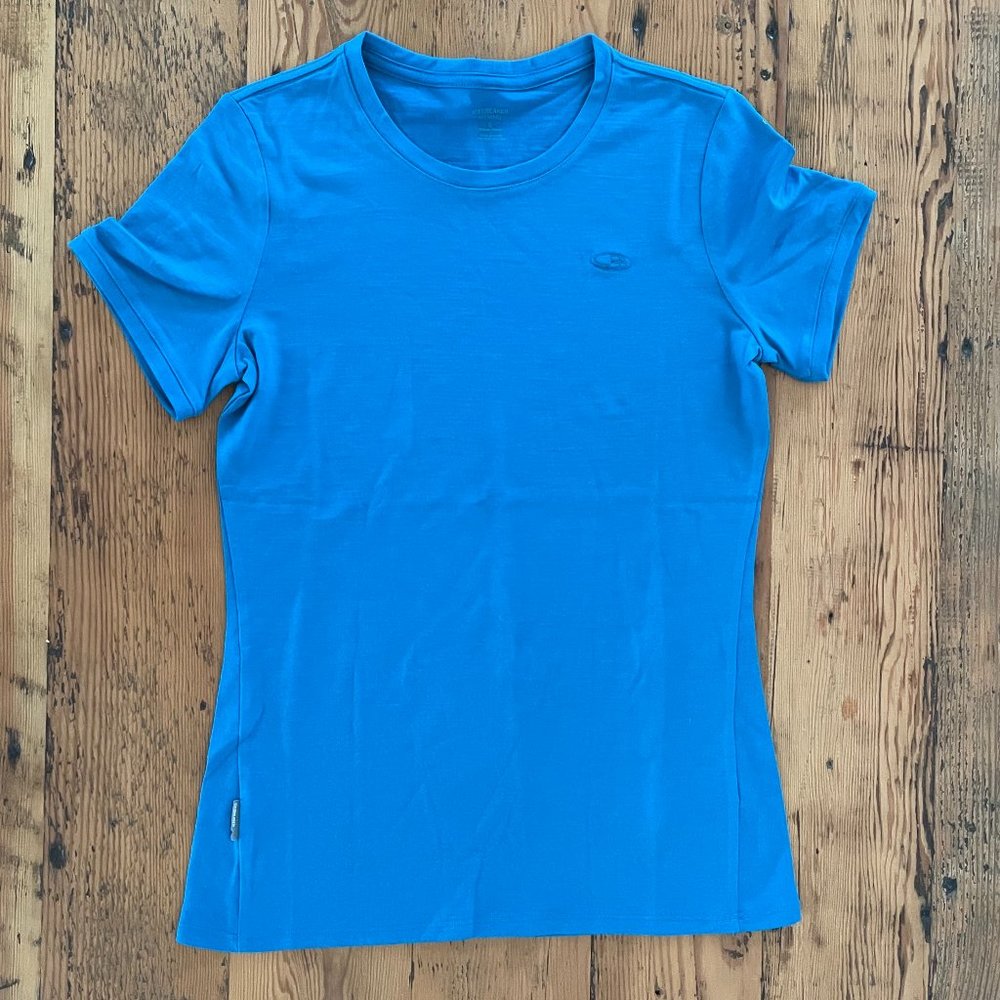 Icebreaker Merino Wool Short Sleeve Tshirt, Teal